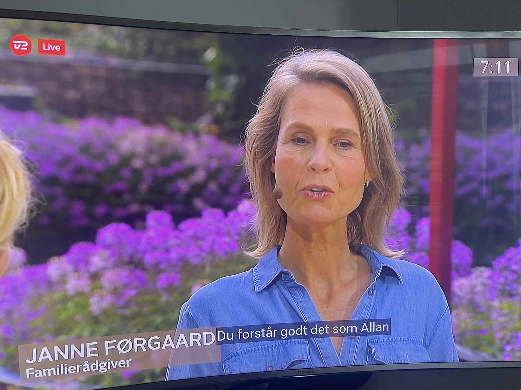 TV2 Familierådgiver Janne Førgaard TV2